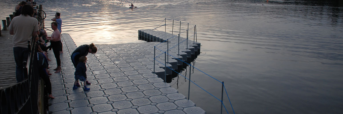 Finshing and Water Recreation HDPE Floating Modular Water Platform